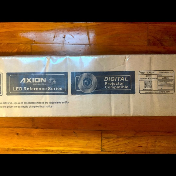 Other Axion Self Locking 3d Digital Projector Screen Poshmark